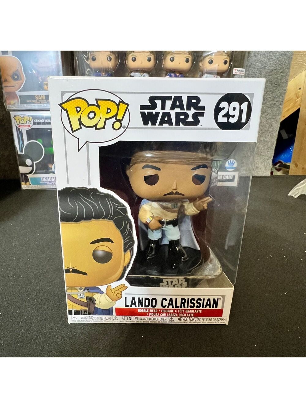 Funko Pop Star Wars Lando Calrissian 291 Vinyl Bobble-Head Figure Collectible